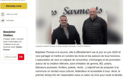 Plumes à la Source à l’honneur dans Ouest-France